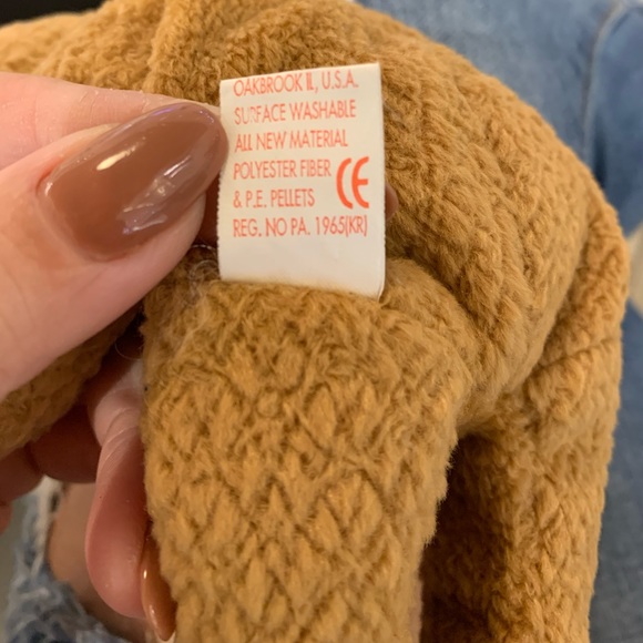 Rare Ty "Curly" Beanie Baby with multiple errors - Picture 7 of 8